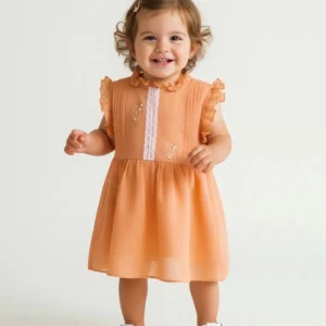 kota hand embriodered baby dress
