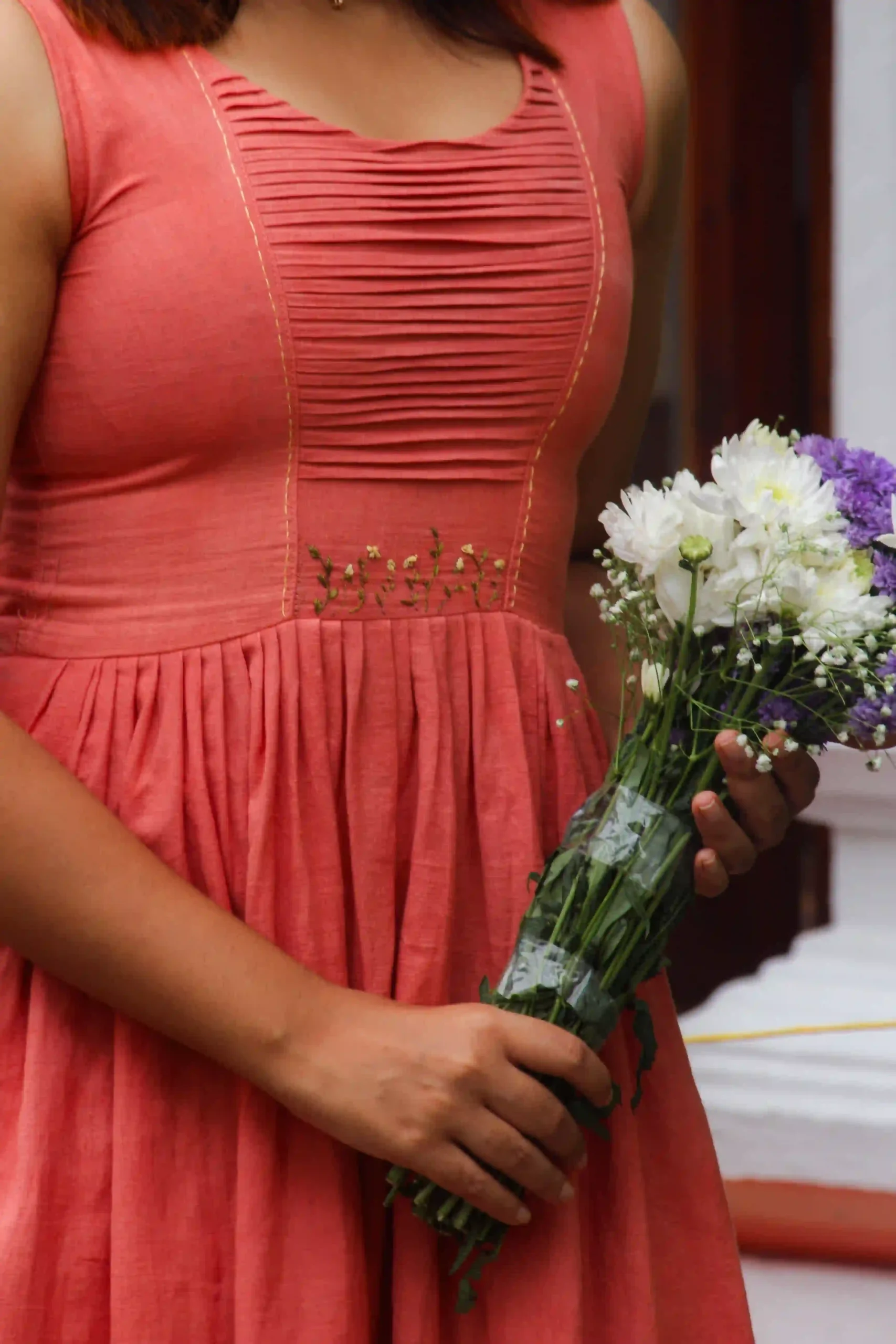 The Red Velvet- Midi Dress - Image 3