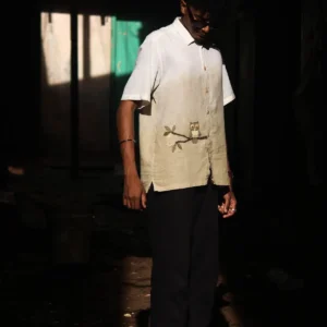 mystic owl dyed naturally and unisex shirt